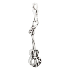 Charm / Anhänger 925 Silber Gitarre