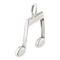 Charm / Anhänger 925 Silber Musiknote 2
