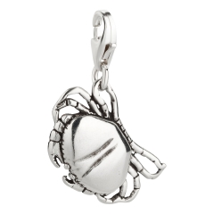 Charm / Anhänger 925 Silber Krebs