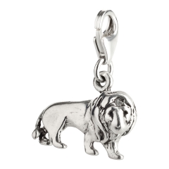 Charm / Anhänger 925 Silber Löwe 1
