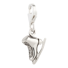 Charm / Anhänger 925 Silber Schlittschuh
