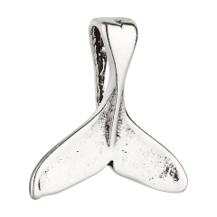 Charm / Anhänger 925 Silber Walflosse