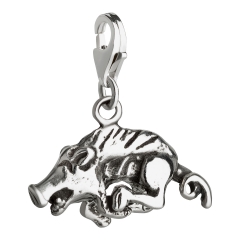 Charm / Anhänger 925 Silber Wildschwein